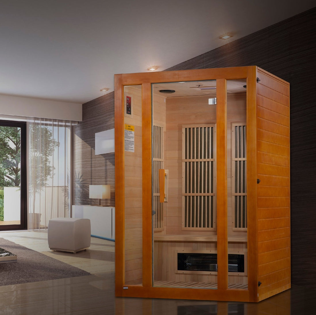 Golden Designs Aspen Maxxus 2-Person Infrared Sauna — photo 4
