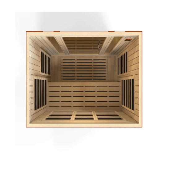 Golden Designs Dynamic Bellagio 3-Person Infrared Sauna — photo 4