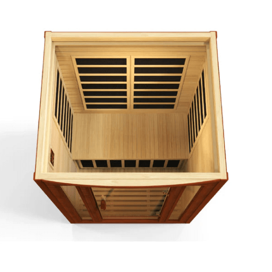 Golden Designs Dynamic San Marino Elite 2-Person Ultra-Low-EMF Infrared Sauna — photo 5