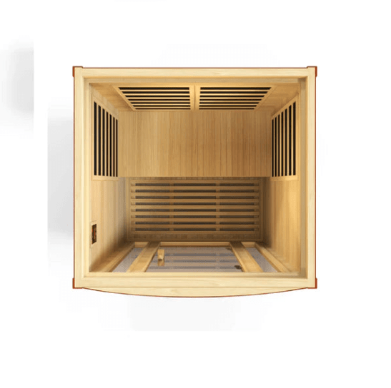 Golden Designs Dynamic San Marino Elite 2-Person Ultra-Low-EMF Infrared Sauna — photo 6