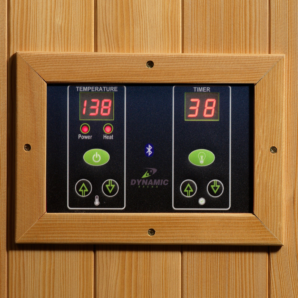 Golden Designs Inc (NA) Dynamic Gracia 1-2-Person Full Spectrum Near Zero EMF FAR IR Sauna (DYN-6119-03 FS)