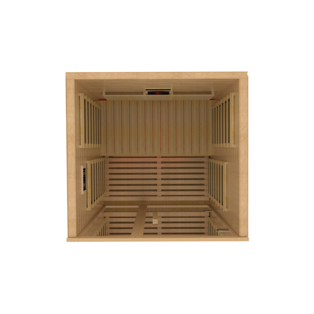 Golden Designs Inc (NA) Dynamic Gracia 1-2-Person Full Spectrum Near Zero EMF FAR IR Sauna (DYN-6119-03 FS)