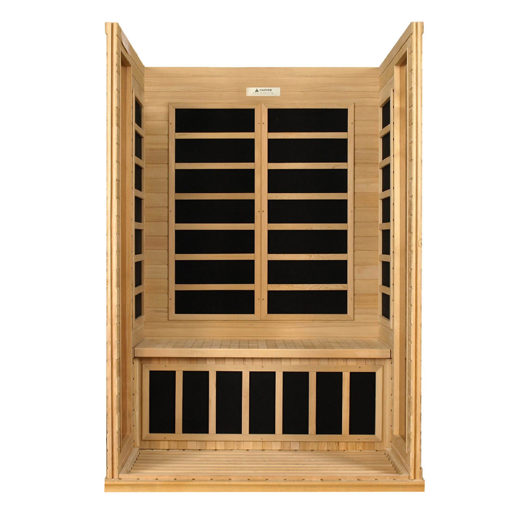 Premium Saunas Dynamic "Versailles" 2 Person Ultra Low EMF Far IR Sauna (DYN-6202-03 Elite)