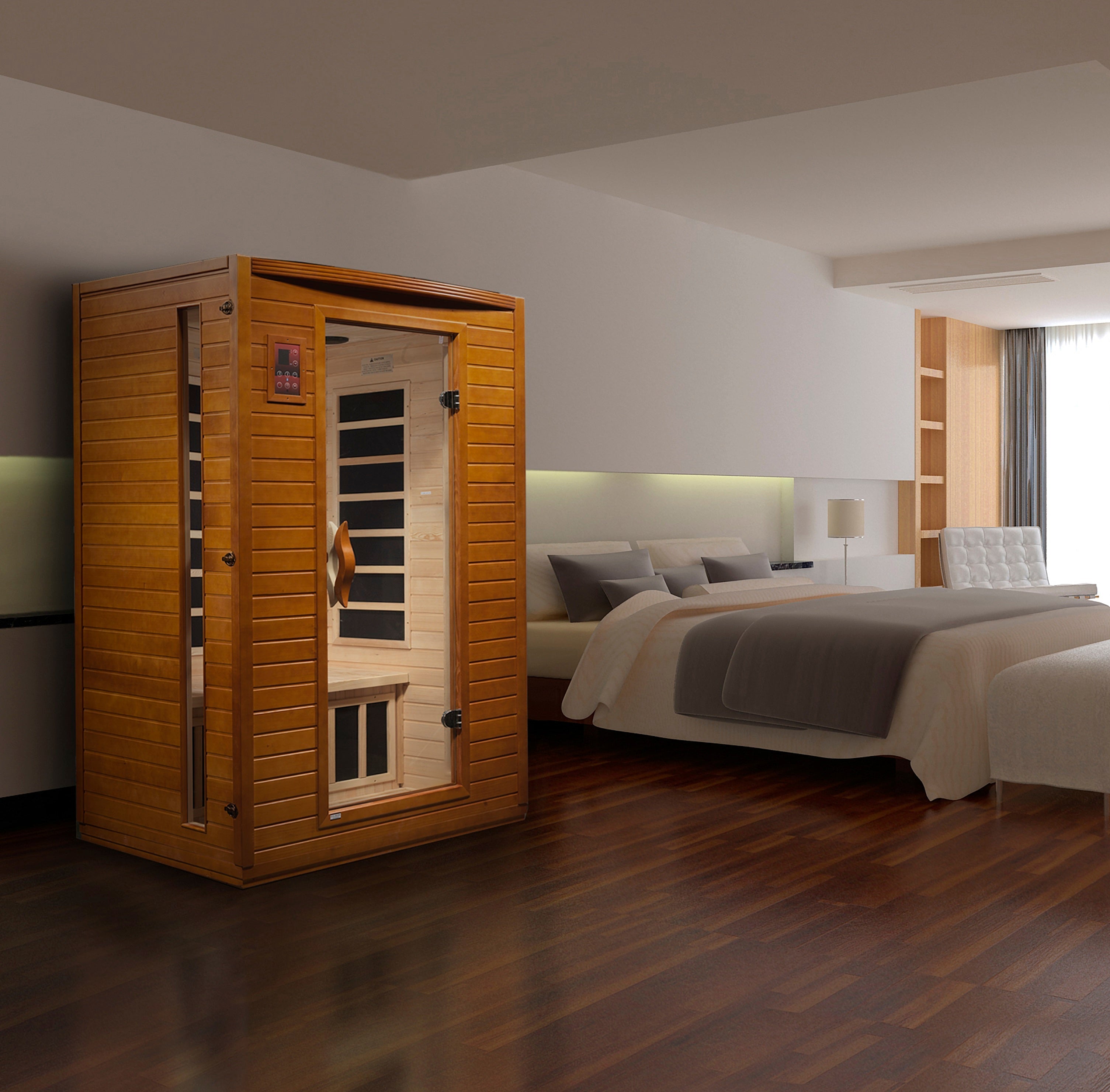 Premium Saunas Dynamic "Versailles" 2 Person Ultra Low EMF Far IR Sauna (DYN-6202-03 Elite)