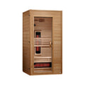 Premium Saunas Golden Designs Dynamic Martin 1-2 Person Full Spectrum Near Zero EMF FAR Infrared Sauna | DYN-6006-03 FS