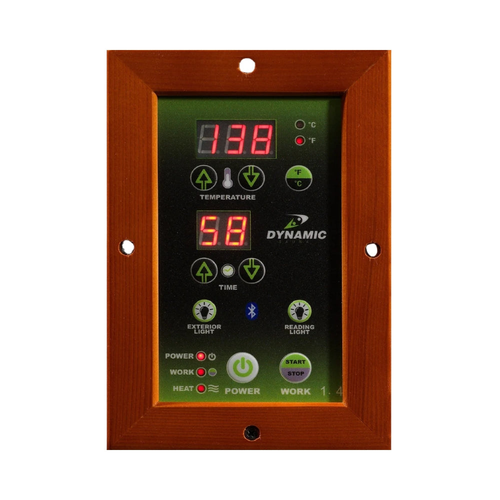 Premium Saunas Golden Designs Vittoria Elite 2 Person Ultra Low EMF Infrared Sauna | DYN-6220-01 Elite