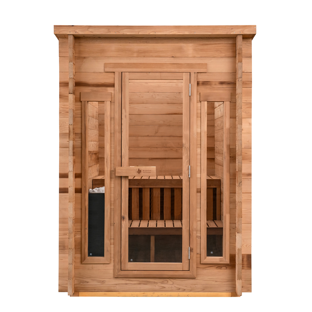 Redwood Outdoors Cabin Outdoor Sauna 4-Person — photo 2