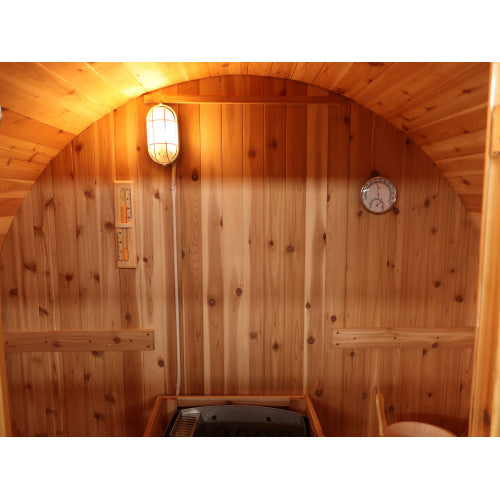 Sunray Aurora 2-4 Person Traditional Barrel Sauna — photo 4
