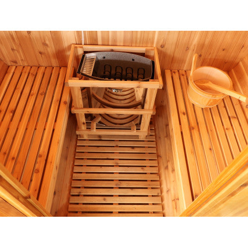 Sunray Aurora 2-4 Person Traditional Barrel Sauna — photo 5