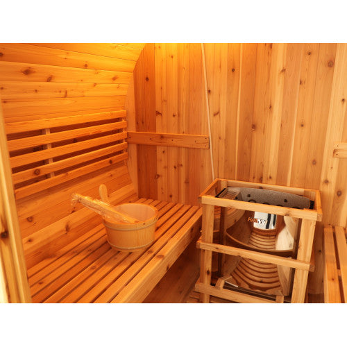 Sunray Aurora 2-4 Person Traditional Barrel Sauna — photo 10