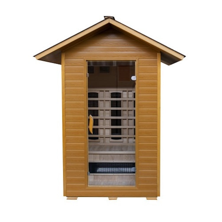 SunRay Burlington 2-Person Outdoor Infrared Sauna — photo 2