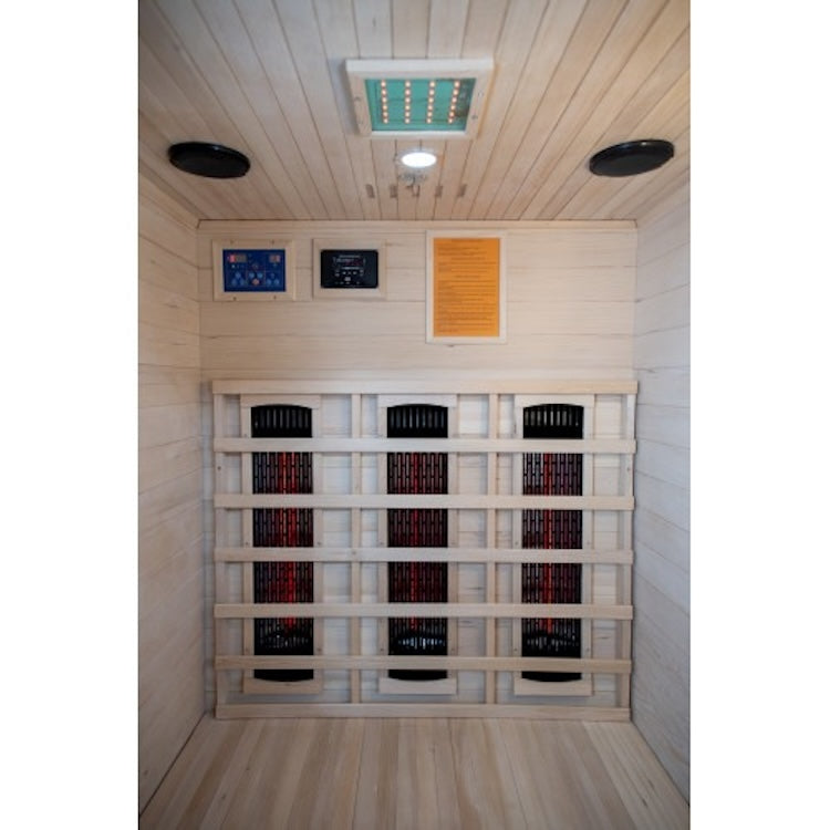 SunRay Burlington 2-Person Outdoor Infrared Sauna — photo 3