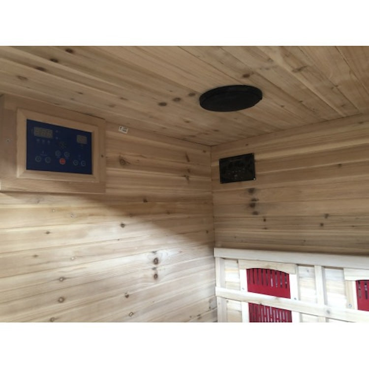 SunRay Burlington 2-Person Outdoor Infrared Sauna — photo 6